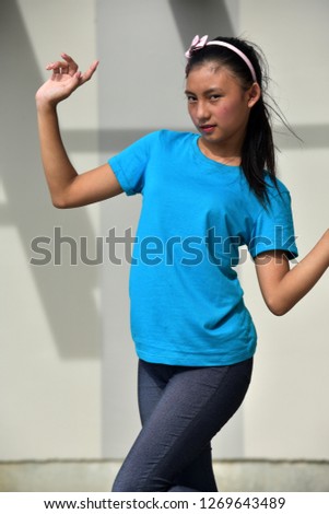 Filipina Teenage Female Dancing