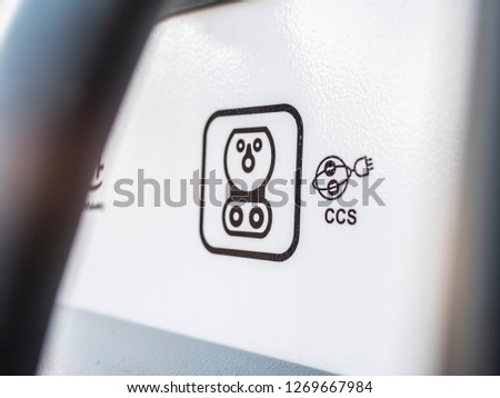 Symbol CCS Electric Vehicle charging
