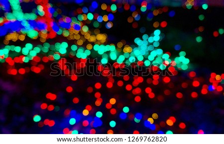 beautiful and colorful bokeh background