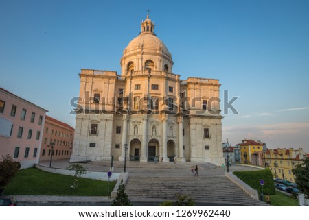 The Facade of Lisbon Pantheon