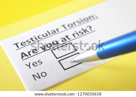 Testicular torsion: are you at risk?