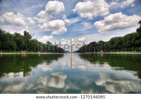 The Washington monument....