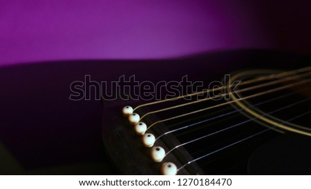   acoustic guitar body . closeup                             