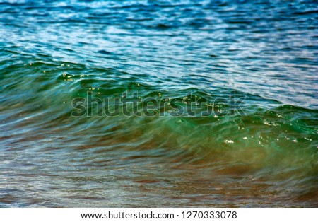 sea water in motion as a background