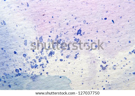 blue watercolor background abstraction, macro