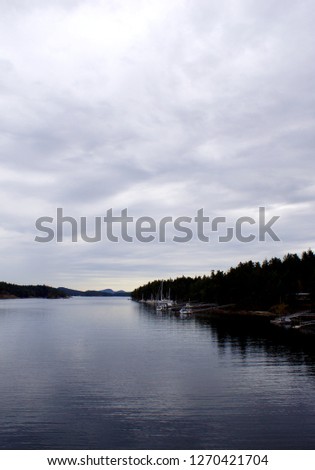 A Ferry Ride  through the Southern Gulf Islands in British Columbia