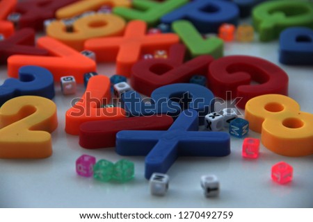 letters and numbers