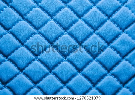 
Photo of luxurious blue upholstery