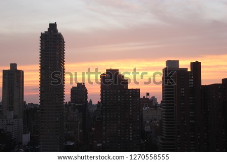 New York City sunsets