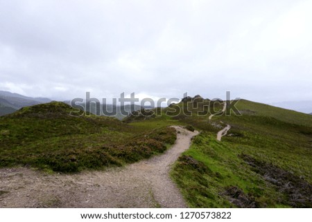 The path to wonders. Scottish Highlands