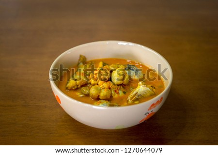 Yellow Curry Thai food.