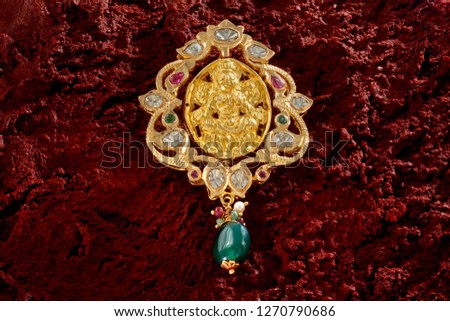 Indian Gold jewelry Macro shot