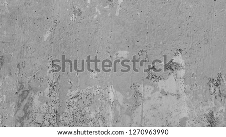Texture of old gray concrete wall for background, printing ,design, shirts,card, postcard, wallpaper,business, pattern or your concept.