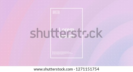Wave Trendy background. Creative flow shapes. Geometric gradient composition wallpaper. Abstract Minimal Dynamic colorful wavy elements. Template for Cover Poster Flyer. Vector illustration EPS10.