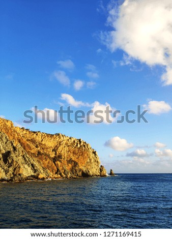Cliff ocean view