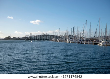 The Richmond waterfront at Marina bay in San Francisco bay, California - Image