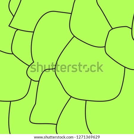 Abstract vector geometric shapes background. Green and black color.