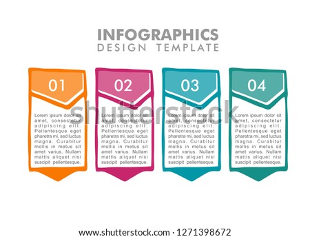 Infographics Template Design for Business. Timeline Infographic. Vector Image. Eps 10.