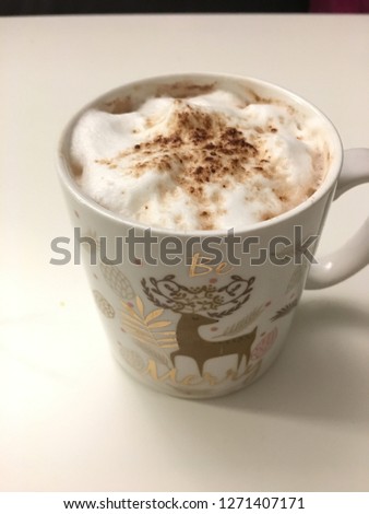Mug of hot chocolate