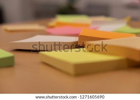A Photo of Colorful sticker notes!