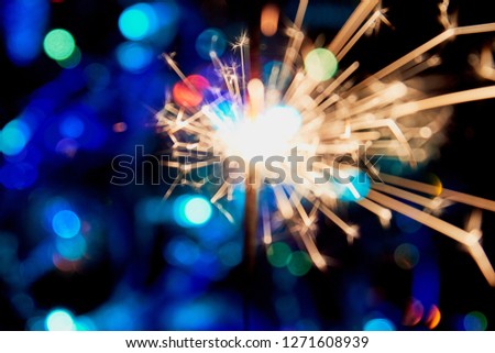 Firework new year christmas