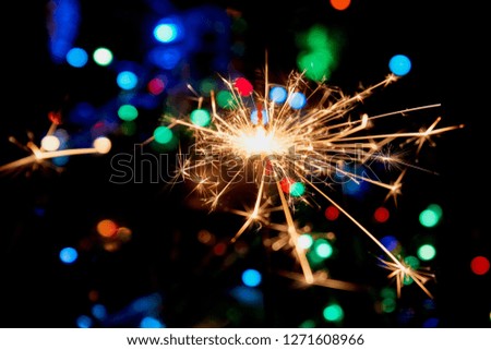 Firework new year christmas