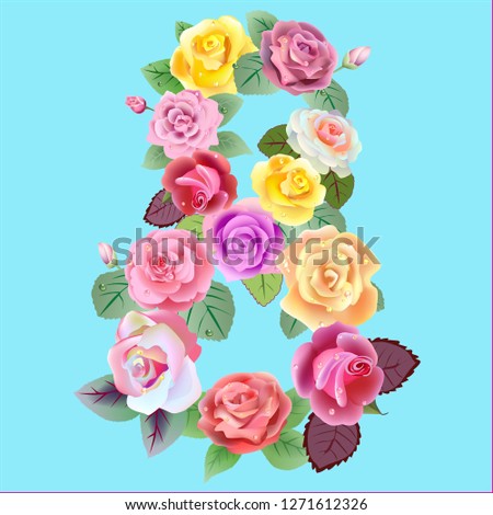 March 8th, roses, dew on leaves, drops, yellow, pink color, women's Day