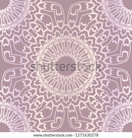 Design For Square Fashion Print. For Textile, fabric printa. Seamless Floral Pattern. Vector Illustration