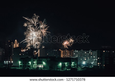 New year's fireworks, festive fireworks