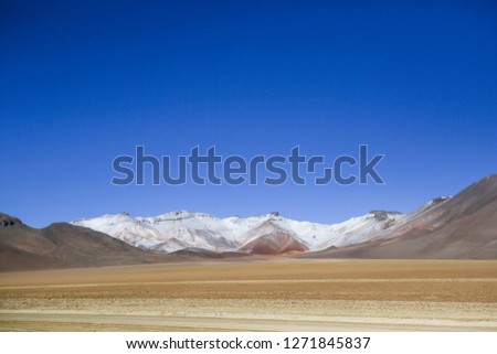 Mountains and meadows of the Bolivia Highlands