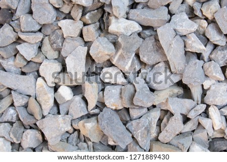 Dark colored pebble pictures for construction