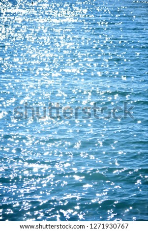 Water Reflecting sunlight