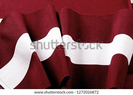 Latvian national flag composition