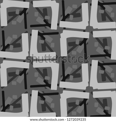 Abstract vector monochrome background. Halftone illustration pattern