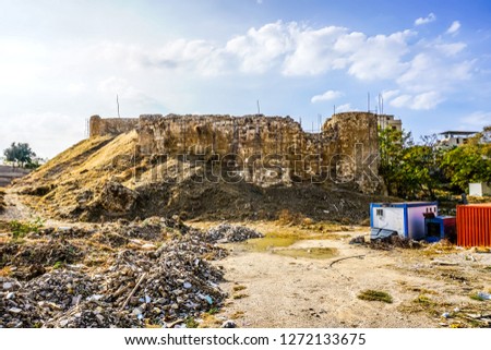 Sidon Saint Louis Crusaders Castle Ruins Renovation