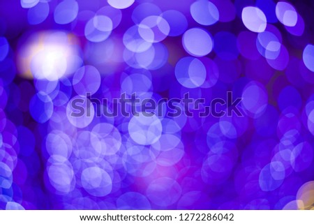 Bokeh from new year lights