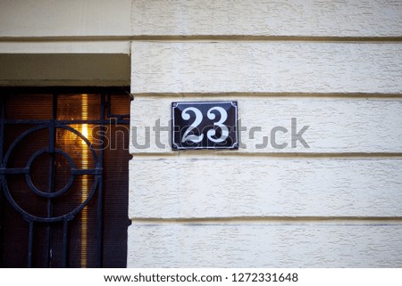 Street number 23