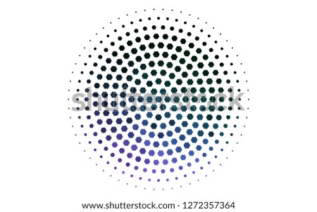 Light Multicolor, Rainbow vector backdrop with hexagons. Design in abstract style with hexagons. Pattern for ads, leaflets.