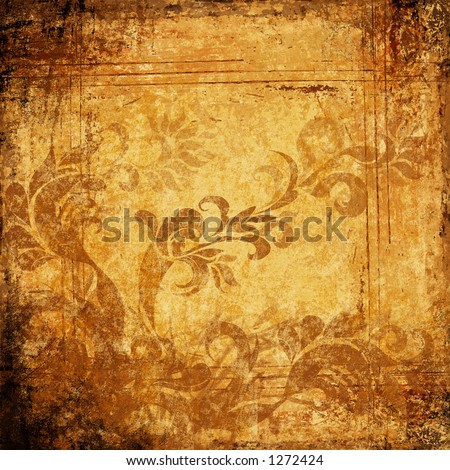 Grunge background/border (very detailed and textures, with room for text)