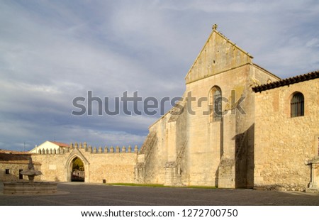 Abbey of Santa Maria la Real de Las Huelgas close to Burgos, Spain