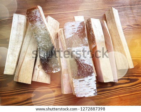 Stacks of Firewood. Preparation of firewood for the winter. Pile of Firewood.Firewood background