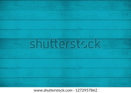 Blue Wooden board.  Wooden texture painted. Wooden Background. Plank texture. - image