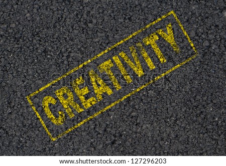 Creativity stamp background