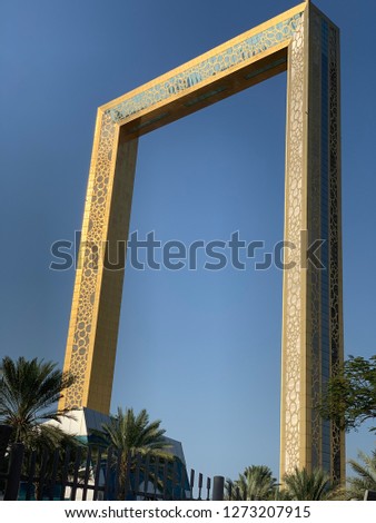 Dubai Golden Frame