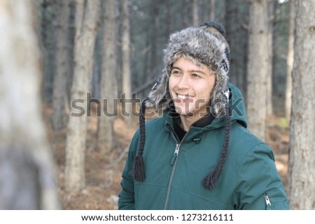 Ethnic man in warm clothing 