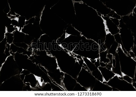 Black marble texture for design pattern artwork.