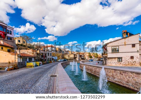 Sille Village view in Konya. Sille is old greek village and it is populer tourist attraction in Konya. Royalty-Free Stock Photo #1273502299