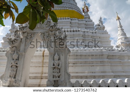 Burmese and Lanna style Temple in Chiang Mai, Thailand - Wat Mahawan
