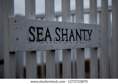 sea shanty sign