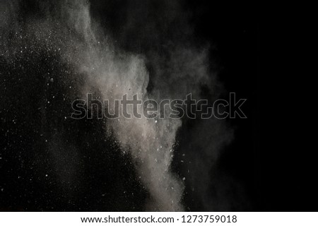 Falling Ash Dirt and Debris Particles Isolated Royalty-Free Stock Photo #1273759018